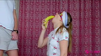 play He loves to lick his partner's breasts when he hits her ass with his penis
